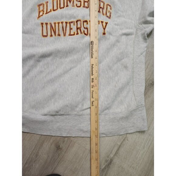 Vintage Champion Reverse Weave Warmup Bloomsburg University Sweatshirt Mens XL - Picture 8 of 10